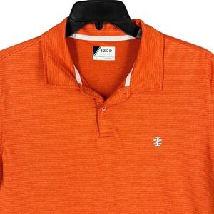 IZOD‎ Golf Performance Polo Shirt Mens L Microfiber Business Casualcore